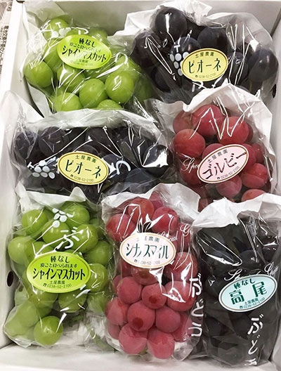 ●4kg箱（6～8房）　8,600円～